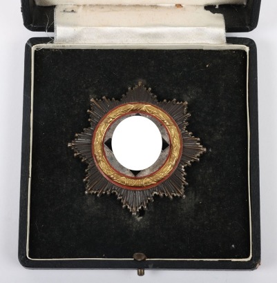 WW2 Cased German Cross in Gold by C. F. Zimmermann, Pforzheim