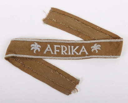 WW2 German Afrika Campaign Cuff Title