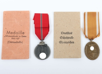 WW2 German Eastern Front (Ostmedaille) Medal in Original Packet of Issue