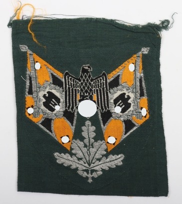 WW2 German Cavalry Section Standard Bearers Tunic Arm Badge