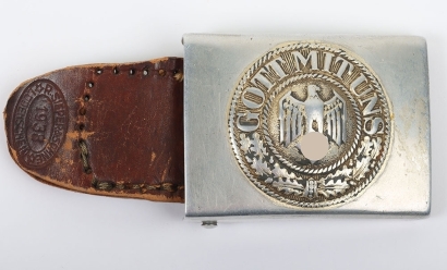 WW2 German Kriegsmarine Belt Buckle by Richard Sieper & Sohne, Ludenscheid