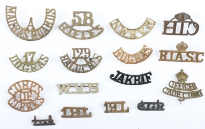 Grouping of Indian Army Shoulder Titles