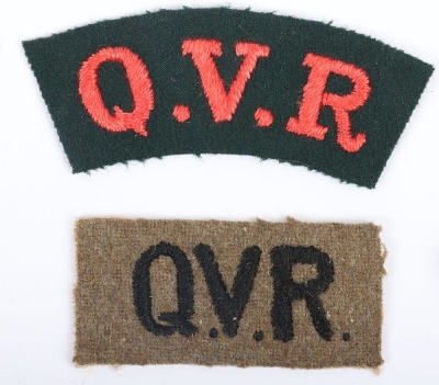 Grouping of WW1 Period Cloth Shoulder Titles - 3