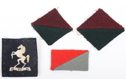 British Regimental Cloth Formation Signs