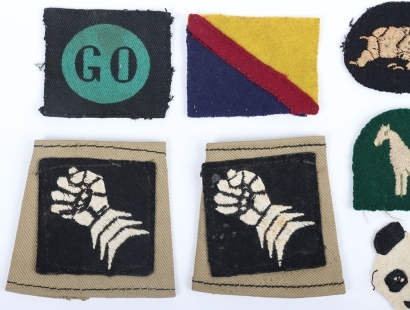 Grouping of British Armoured Cloth Formation Signs