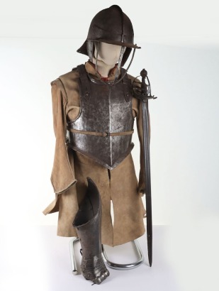 Composite English Civil War Period Cromwellian Period Half Armour for a Cuirassier