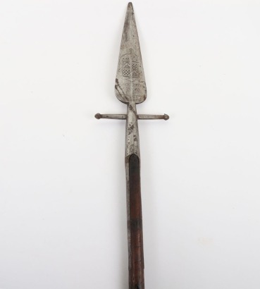 Unusual mid-19th century spontoon for a County Sherrif