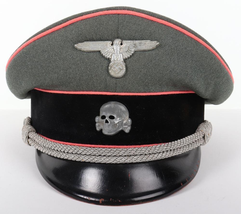 Panzer Commander Cap Waffen-SS Panzer Officers Peaked Cap