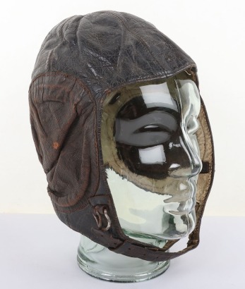WW2 Luftwaffe Leather Flying Helmet