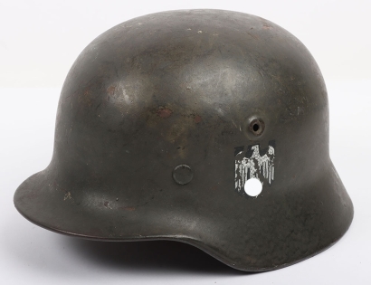 WW2 German Army (Heer) M-40 Steel Combat Helmet
