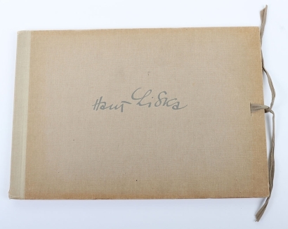 WW2 German Book of Patriotic Artists Pictures of the German Wehrmacht
