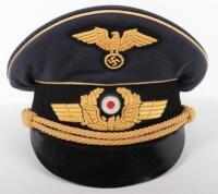 Third Reich Reichsbahn Generals Peaked Cap