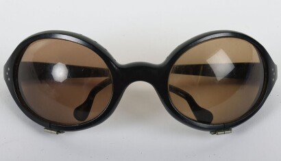 WW2 Luftwaffe Flying Goggles Rare 1st Model 'Splitterschutzbrille'