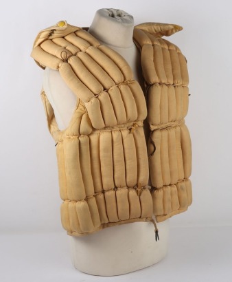 WW2 Luftwaffe Kapok Scwimmweste Life Preserver 'Sausage' type.