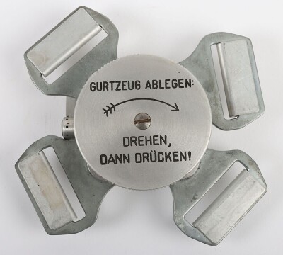 WW2 Luftwaffe Parachute Quick Release 'Crash' Box.