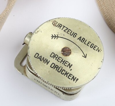 WW2 German Luftwaffe Parachute Quick Release Boxes, Two Examples - 3