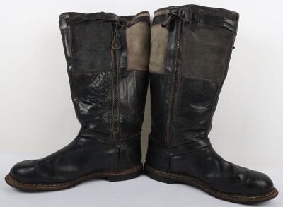 WW2 Luftwaffe Flying Boots, Later War Pattern. - 3
