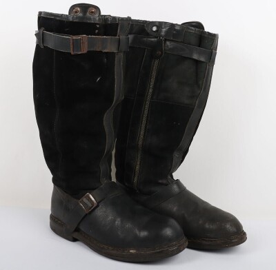 WW2 German Luftwaffe Electrically Heated Flying Boots. - 2