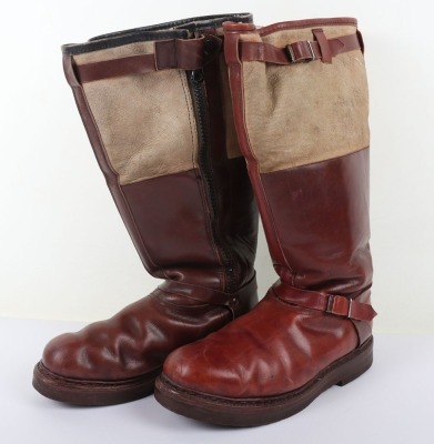 WW2 Luftwaffe Late War Flying Boots. - 2