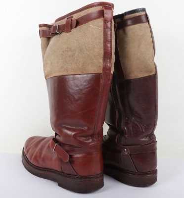 WW2 Luftwaffe Late War Flying Boots. - 3
