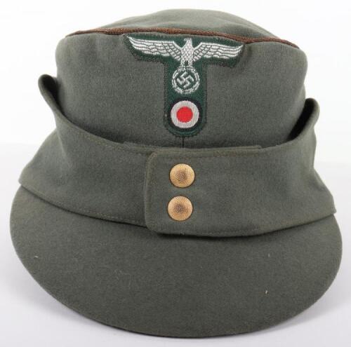 Third Reich Land Customs Generals M-43 Field Cap,
