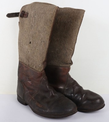 Pair of WW2 German Armed Forces Winter Boots - 2