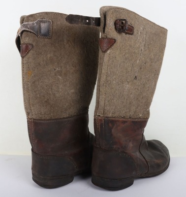 Pair of WW2 German Armed Forces Winter Boots - 3
