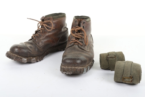WW2 German Mountain Troops (Gebirgsjager) Ankle Boots,