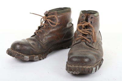 WW2 German Mountain Troops (Gebirgsjager) Ankle Boots, - 3