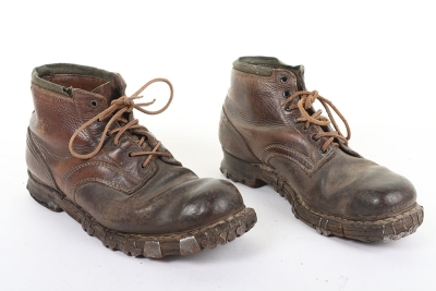 WW2 German Mountain Troops (Gebirgsjager) Ankle Boots, - 4