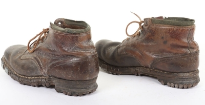 WW2 German Mountain Troops (Gebirgsjager) Ankle Boots, - 6