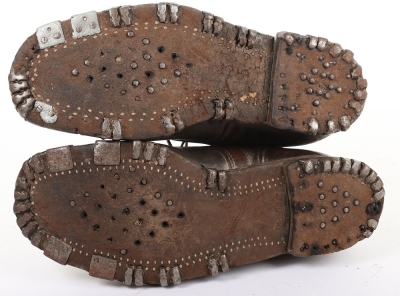WW2 German Mountain Troops (Gebirgsjager) Ankle Boots, - 8