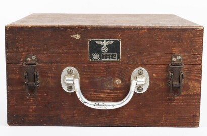 WW2 German Kriegsmarine Sextant in Original Transit Box, by C Plath, Hamburg,