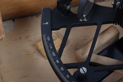 WW2 German Kriegsmarine Sextant in Original Transit Box, by C Plath, Hamburg, - 10