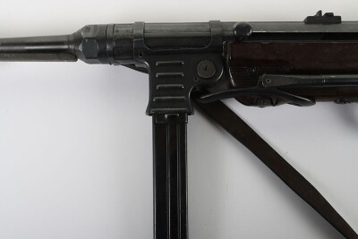 Deactivated WW2 German MP40 Sub Machine Gun, 1943 Dated. - 2