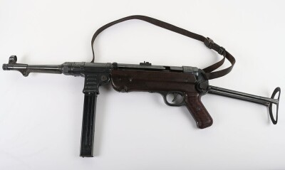 Deactivated WW2 German MP40 Sub Machine Gun, 1943 Dated. - 10