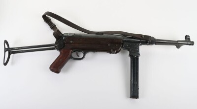 Deactivated WW2 German MP40 Sub Machine Gun, 1943 Dated. - 12