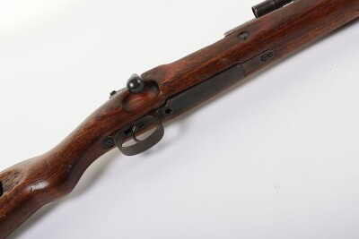 Deactivated WW2 German, K98 Bolt Action Rifle with ZF.41 Scope. 1943 Dated. - 2