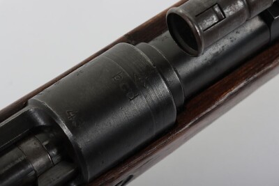 Deactivated WW2 German, K98 Bolt Action Rifle with ZF.41 Scope. 1943 Dated. - 8