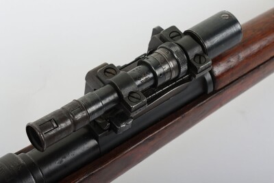 Deactivated WW2 German, K98 Bolt Action Rifle with ZF.41 Scope. 1943 Dated. - 9