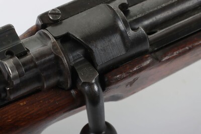 Deactivated WW2 German, K98 Bolt Action Rifle with ZF.41 Scope. 1943 Dated. - 10