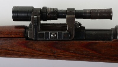 Deactivated WW2 German, K98 Bolt Action Rifle with ZF.41 Scope. 1943 Dated. - 14