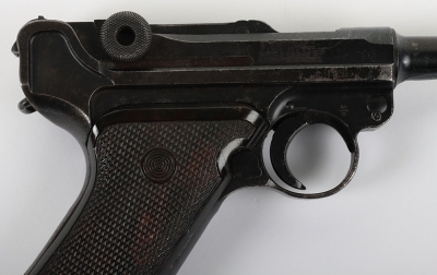 Deactivated WW2 German Luger P08 Pistol - 2