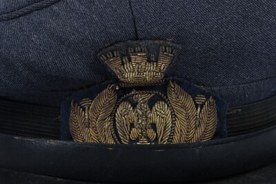 WW2 Italian Air Force Officers Peaked Cap. - 8