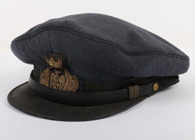 WW2 Italian Air Force Officers Peaked Cap. - 2