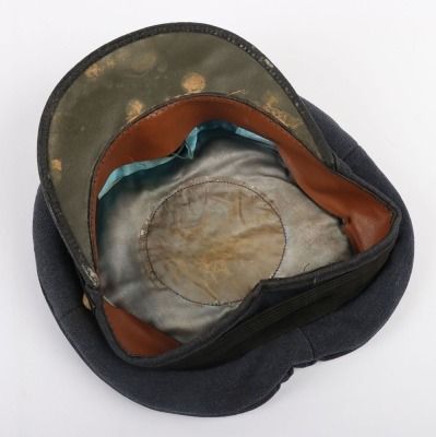 WW2 Italian Air Force Officers Peaked Cap. - 7
