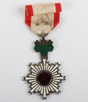 Japanese Order of the Rising Sun with Bestowal Document - 4