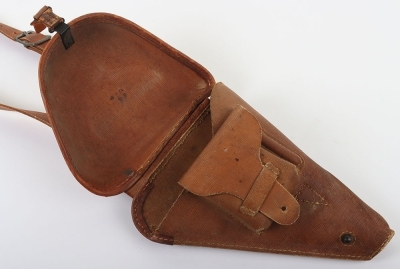WW2 Japanese Officers Nambu Pistol Holster - 4