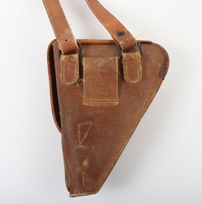 WW2 Japanese Officers Nambu Pistol Holster - 8