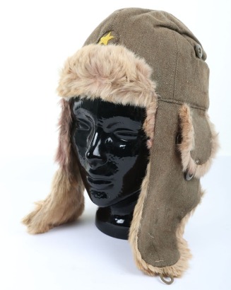 WW2 Japanese Army Other Ranks Winter / Manchuria Campaign Headdress